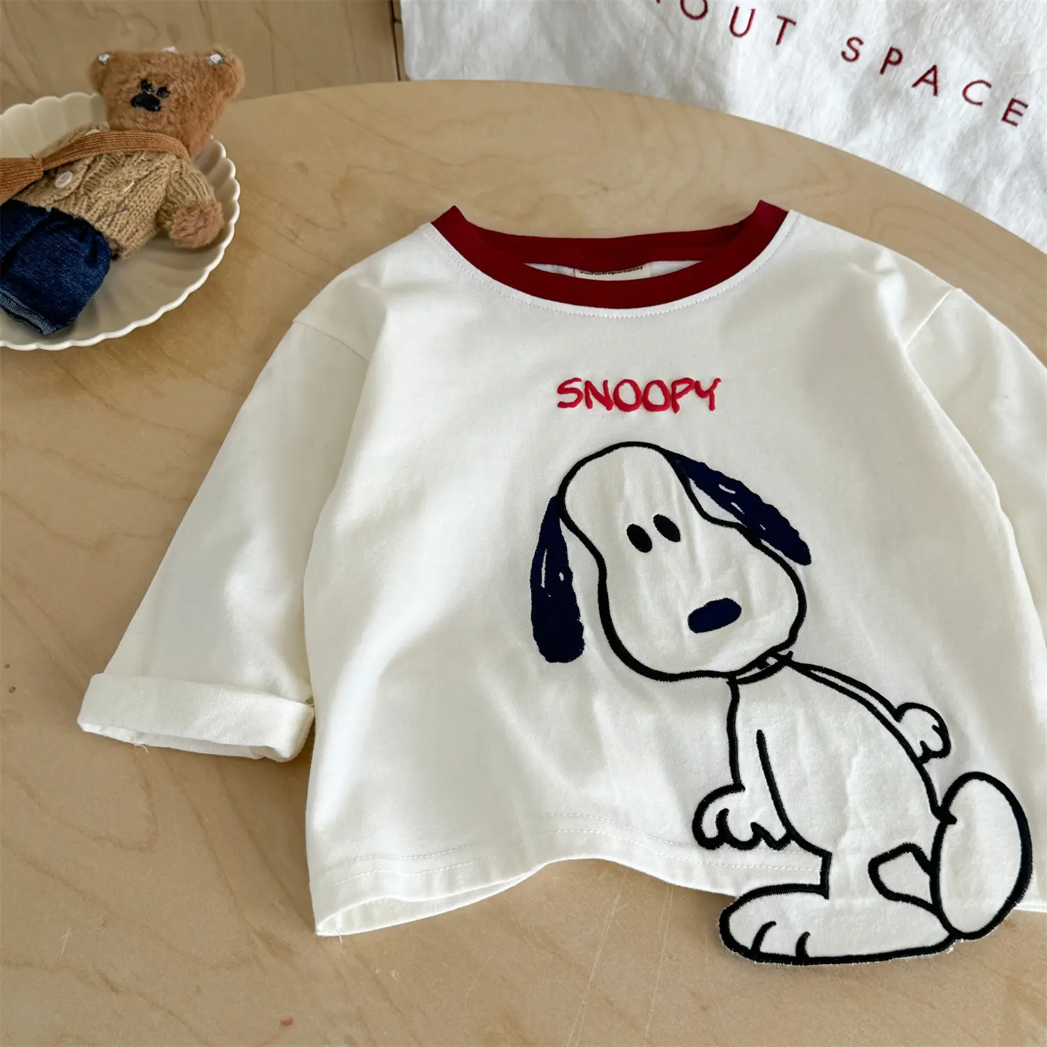 Snoopy Cotton Long Sleeve T-Shirt for Boys