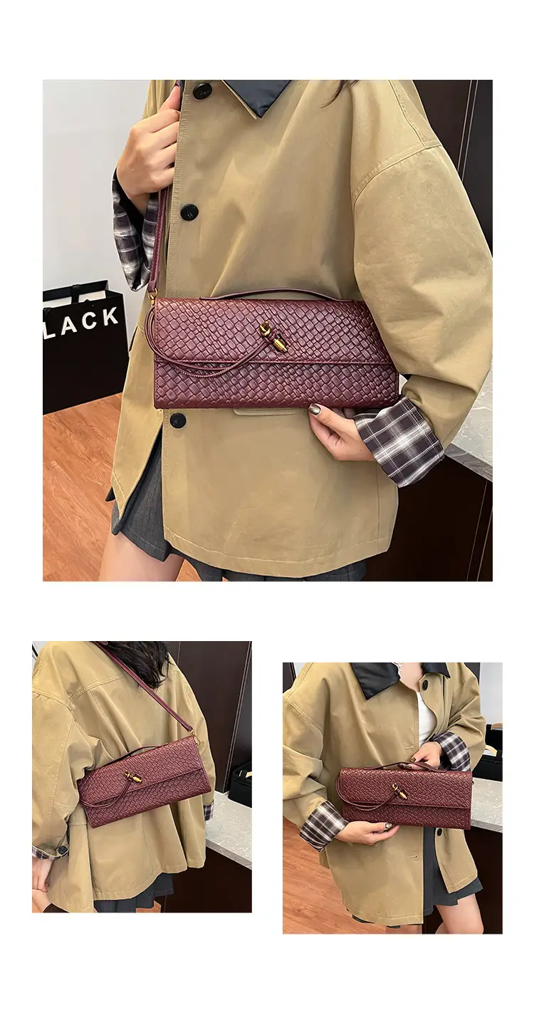 Gold Woven Crossbody Bag for Women — feature 10