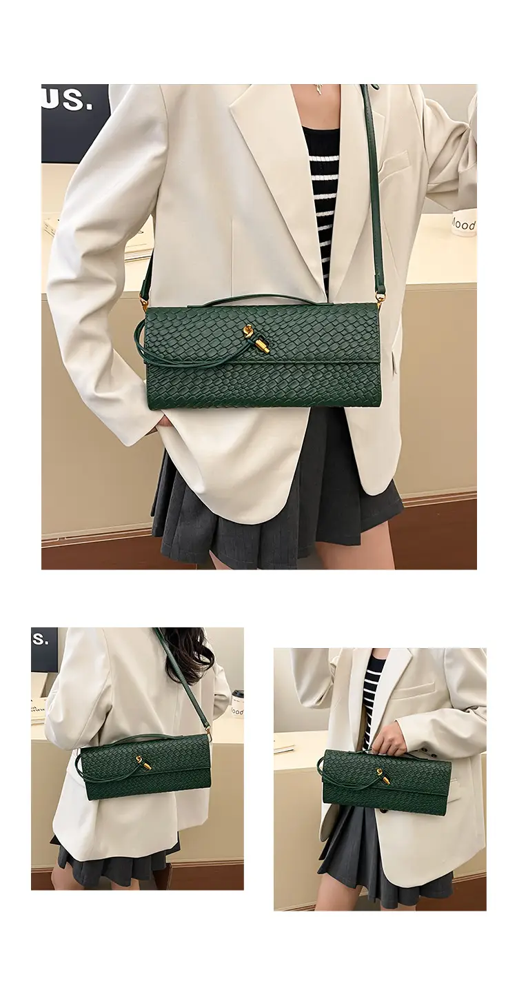 Gold Woven Crossbody Bag for Women — feature 14
