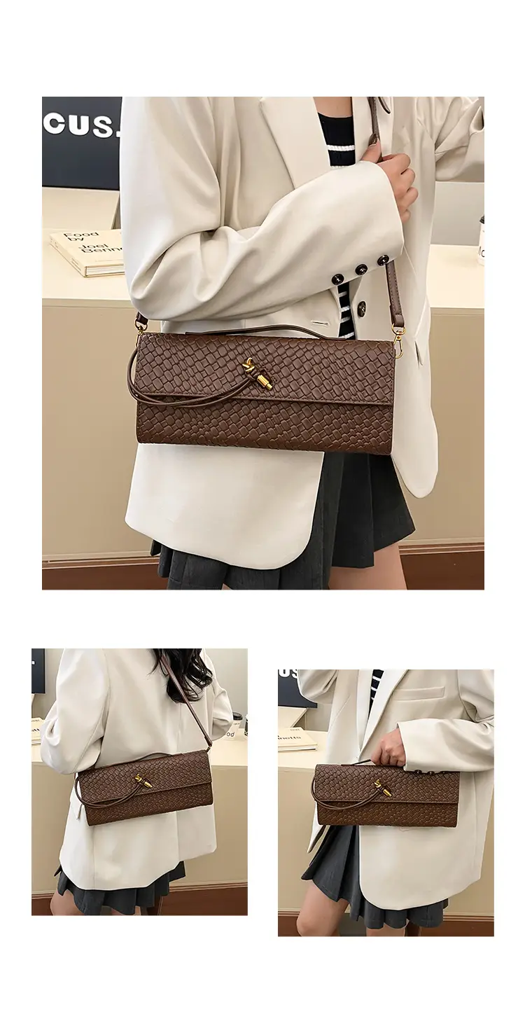 Gold Woven Crossbody Bag for Women — feature 16