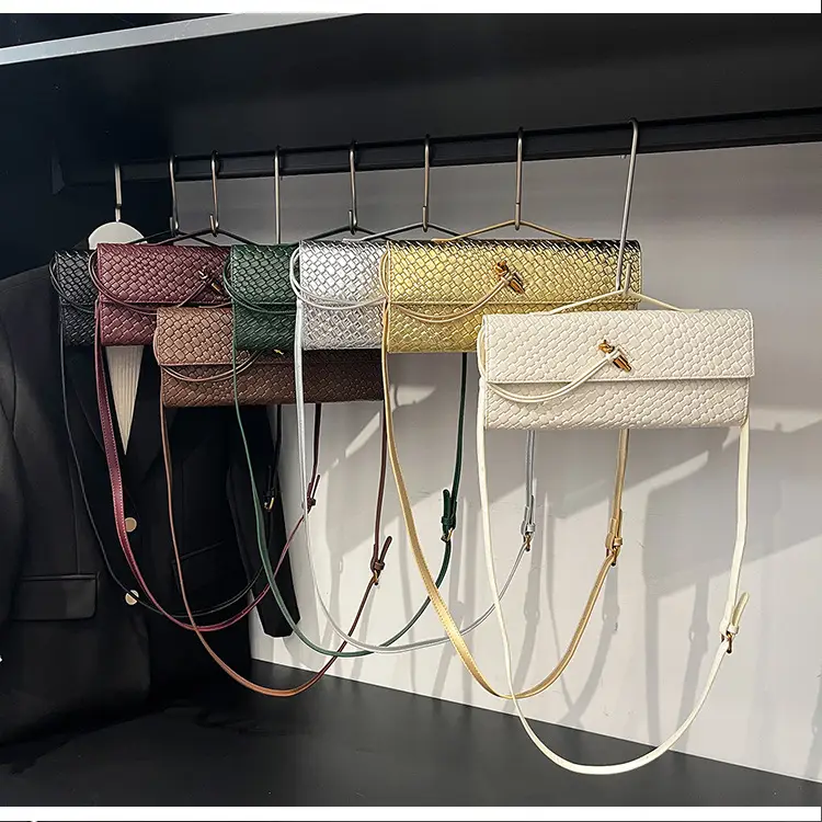Gold Woven Crossbody Bag for Women — feature 17
