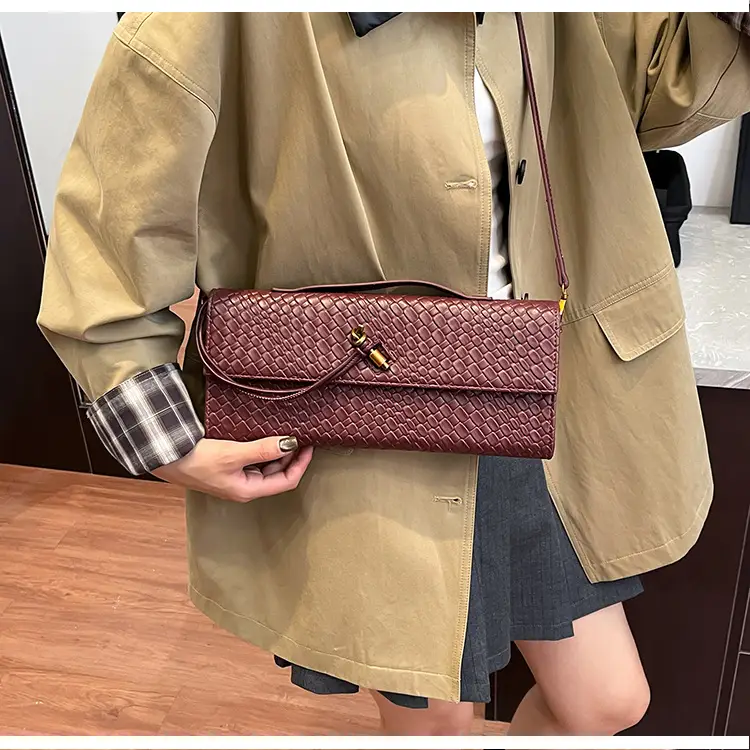 Gold Woven Crossbody Bag for Women — feature 26
