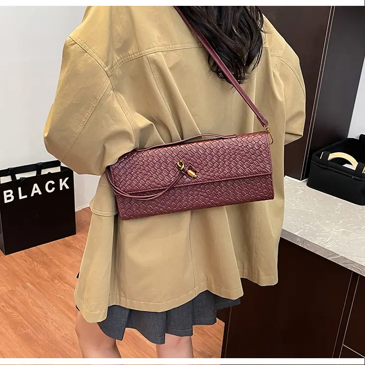 Gold Woven Crossbody Bag for Women — feature 27