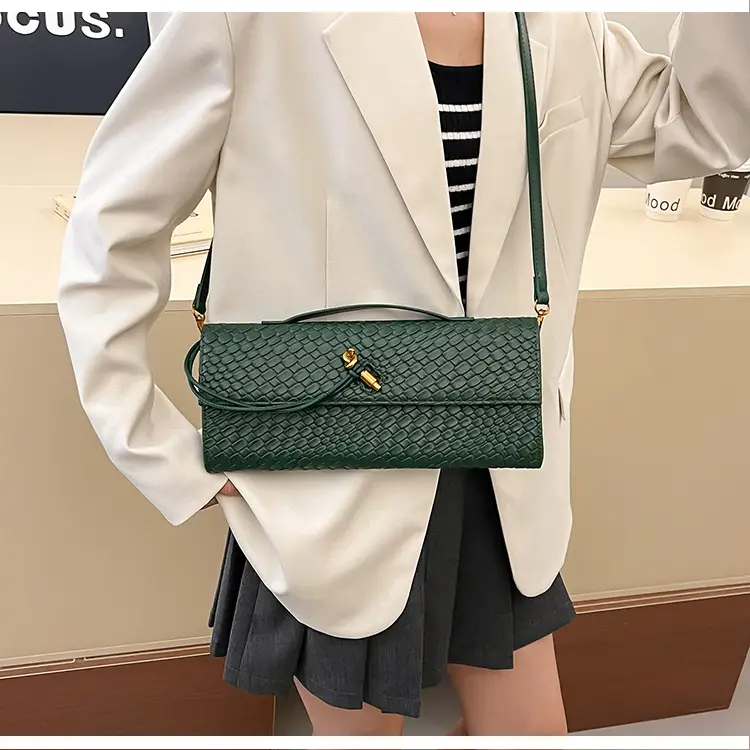 Gold Woven Crossbody Bag for Women — feature 39
