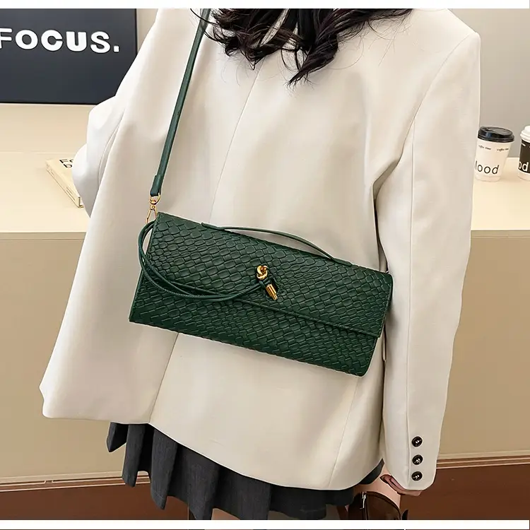 Gold Woven Crossbody Bag for Women — feature 40