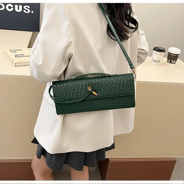Gold Woven Crossbody Bag for Women — feature 41