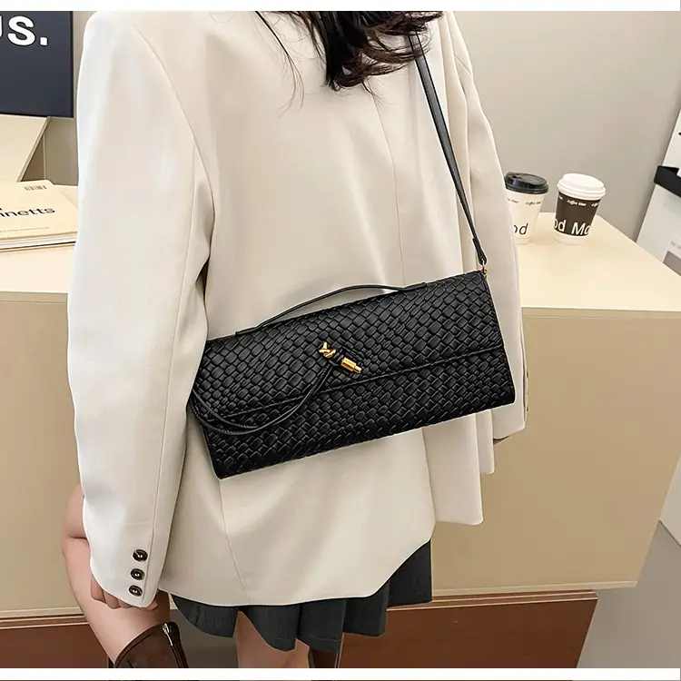 Gold Woven Crossbody Bag for Women — feature 44