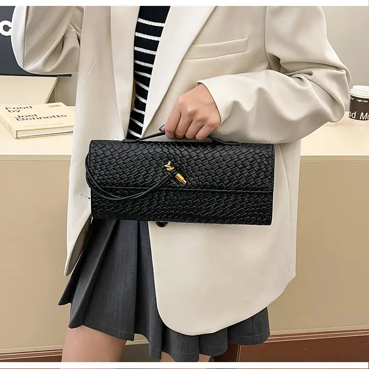 Gold Woven Crossbody Bag for Women — feature 46