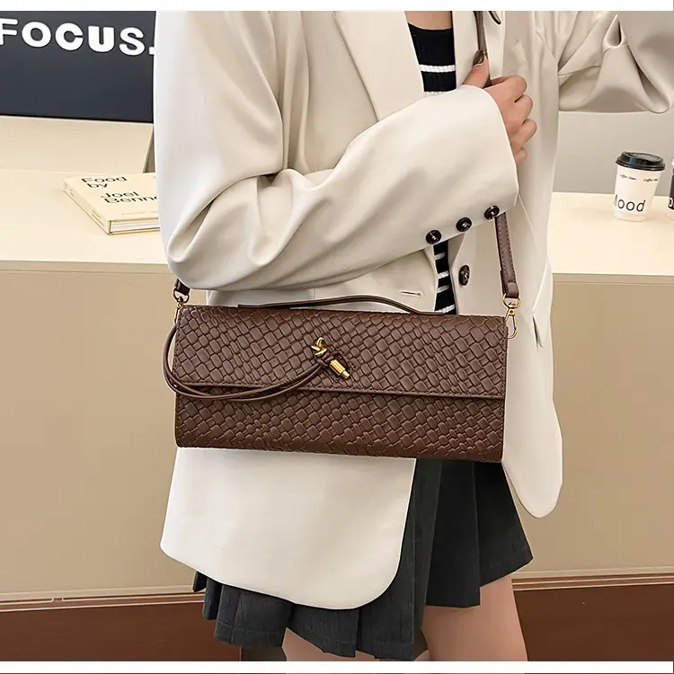 Gold Woven Crossbody Bag for Women — feature 47