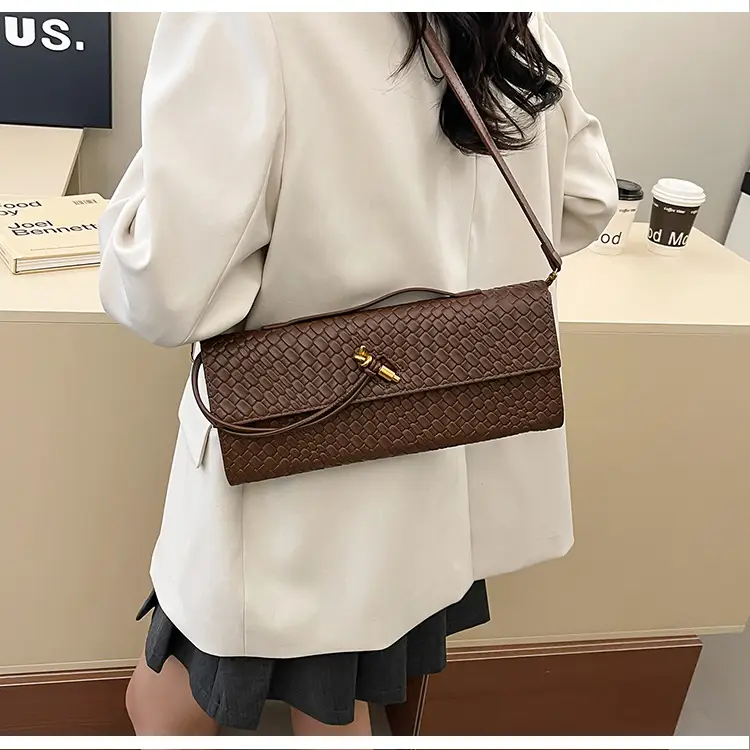 Gold Woven Crossbody Bag for Women — feature 49