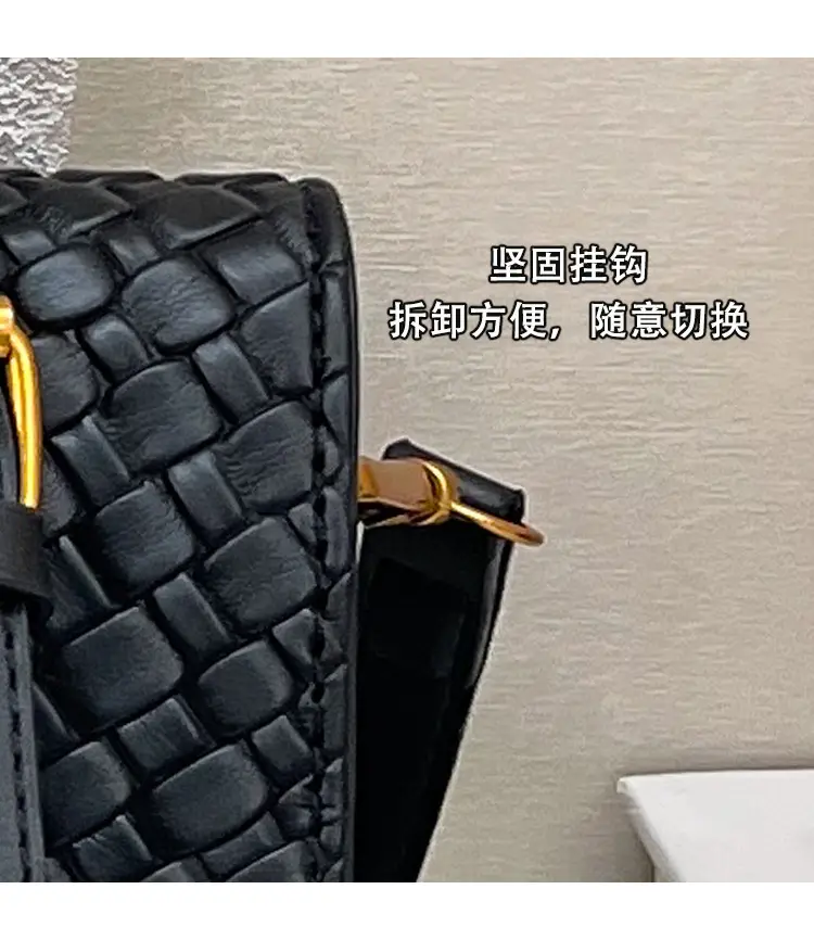 Gold Woven Crossbody Bag for Women — feature 5