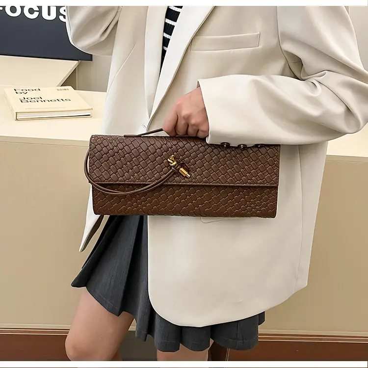 Gold Woven Crossbody Bag for Women — feature 50