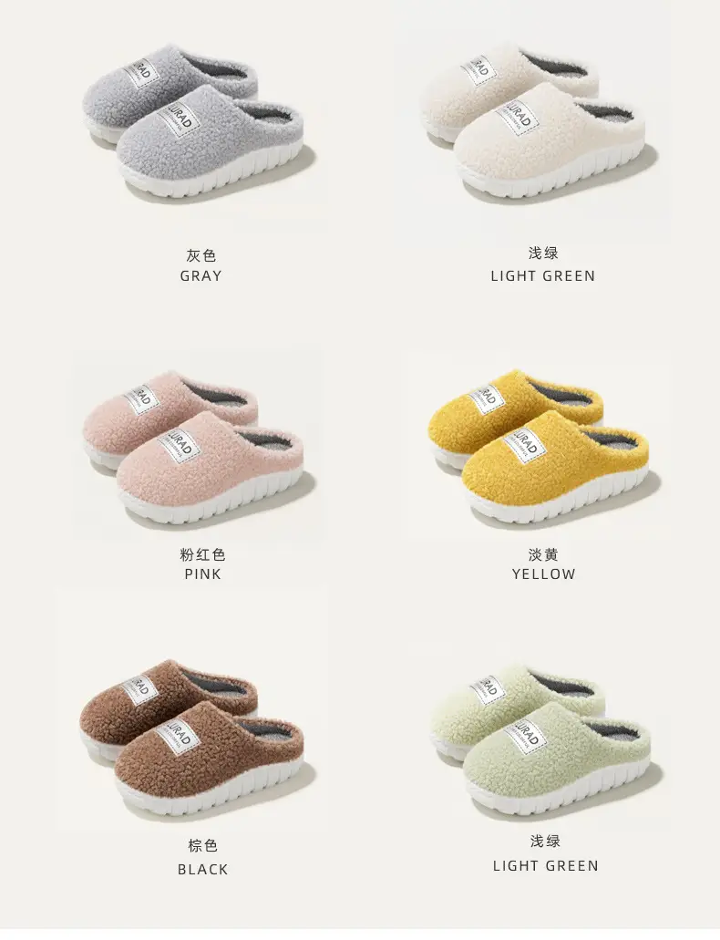 2025 Women Winter Stuffed Cotton Slippers Warm Anti-Slip — feature 4