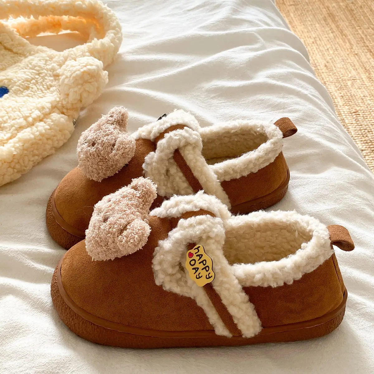 Furry Bear Lined Birkenstock Shoes for Women — feature 22
