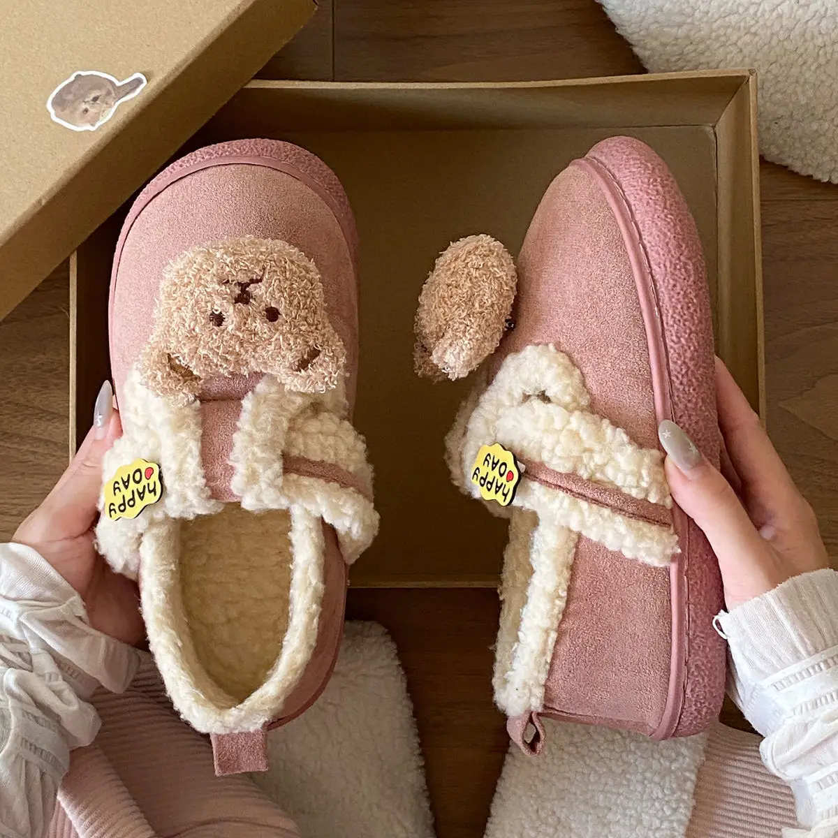 Furry Bear Lined Birkenstock Shoes for Women — feature 24