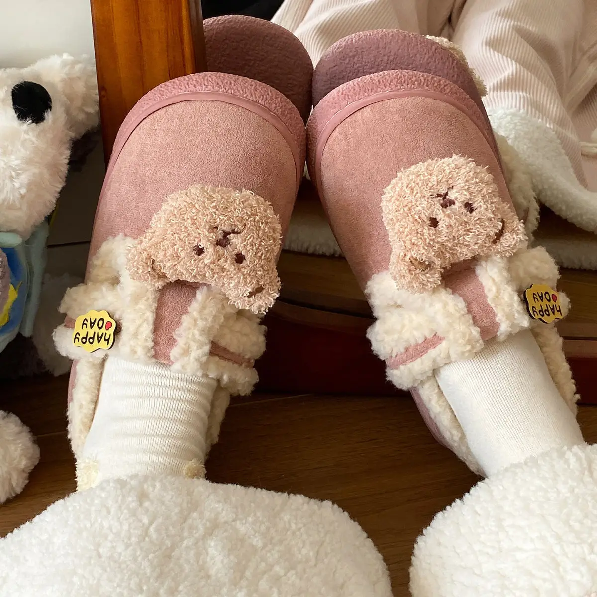 Furry Bear Lined Birkenstock Shoes for Women — feature 25