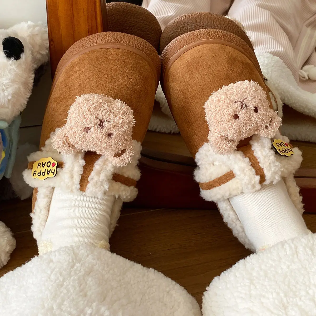 Furry Bear Lined Birkenstock Shoes for Women — feature 26