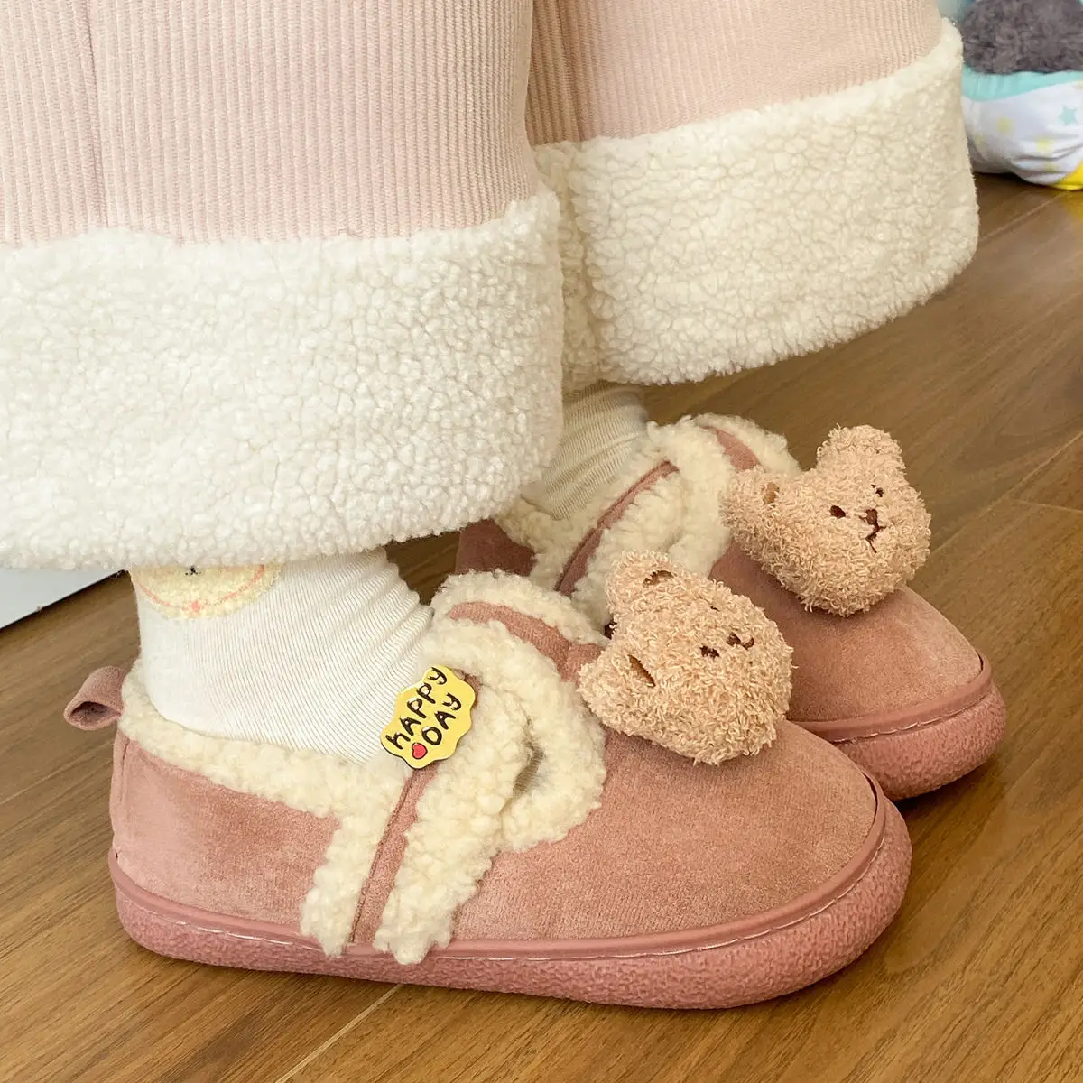 Furry Bear Lined Birkenstock Shoes for Women — feature 28