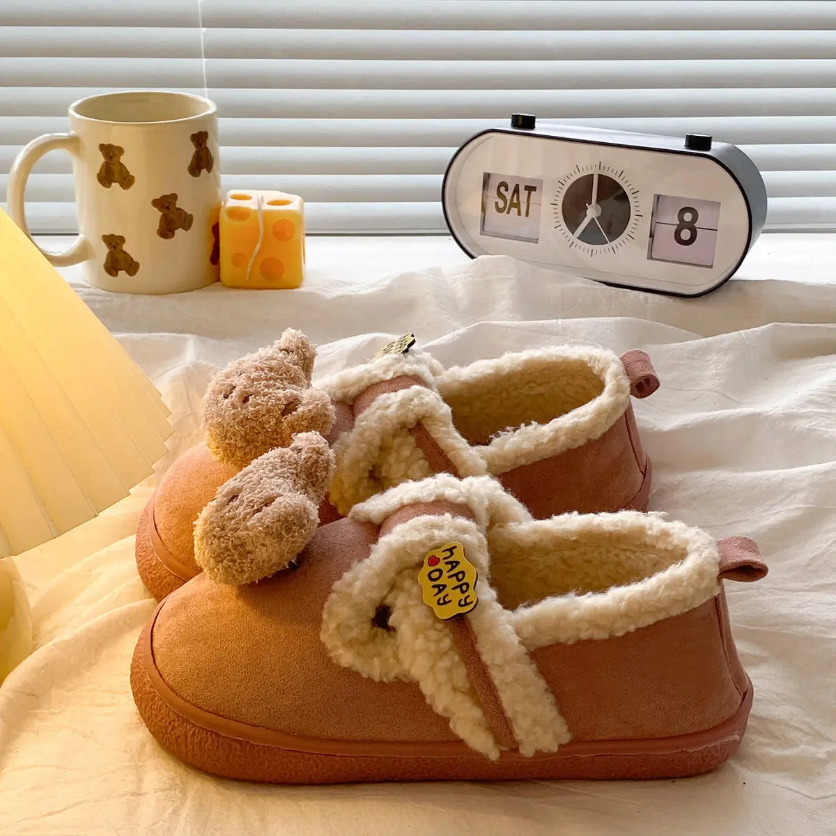 Furry Bear Lined Birkenstock Shoes for Women — feature 29