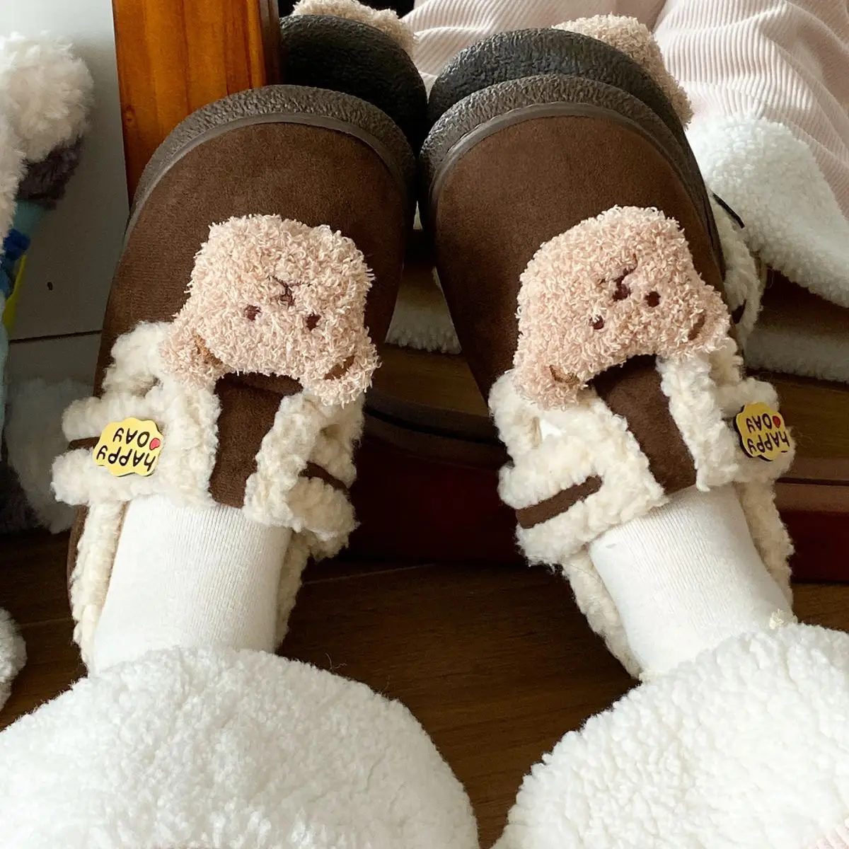 Furry Bear Lined Birkenstock Shoes for Women — feature 35