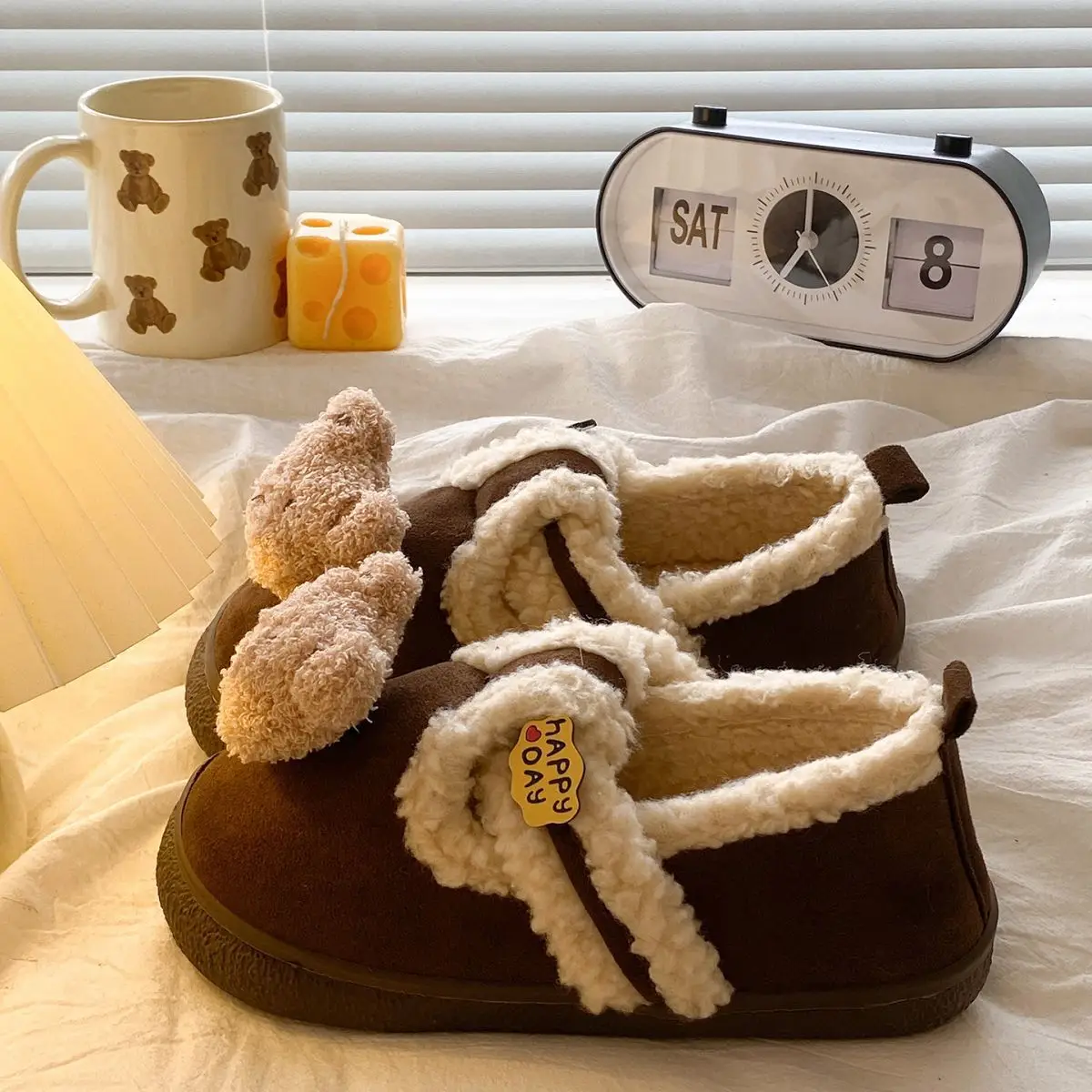 Furry Bear Lined Birkenstock Shoes for Women — feature 39