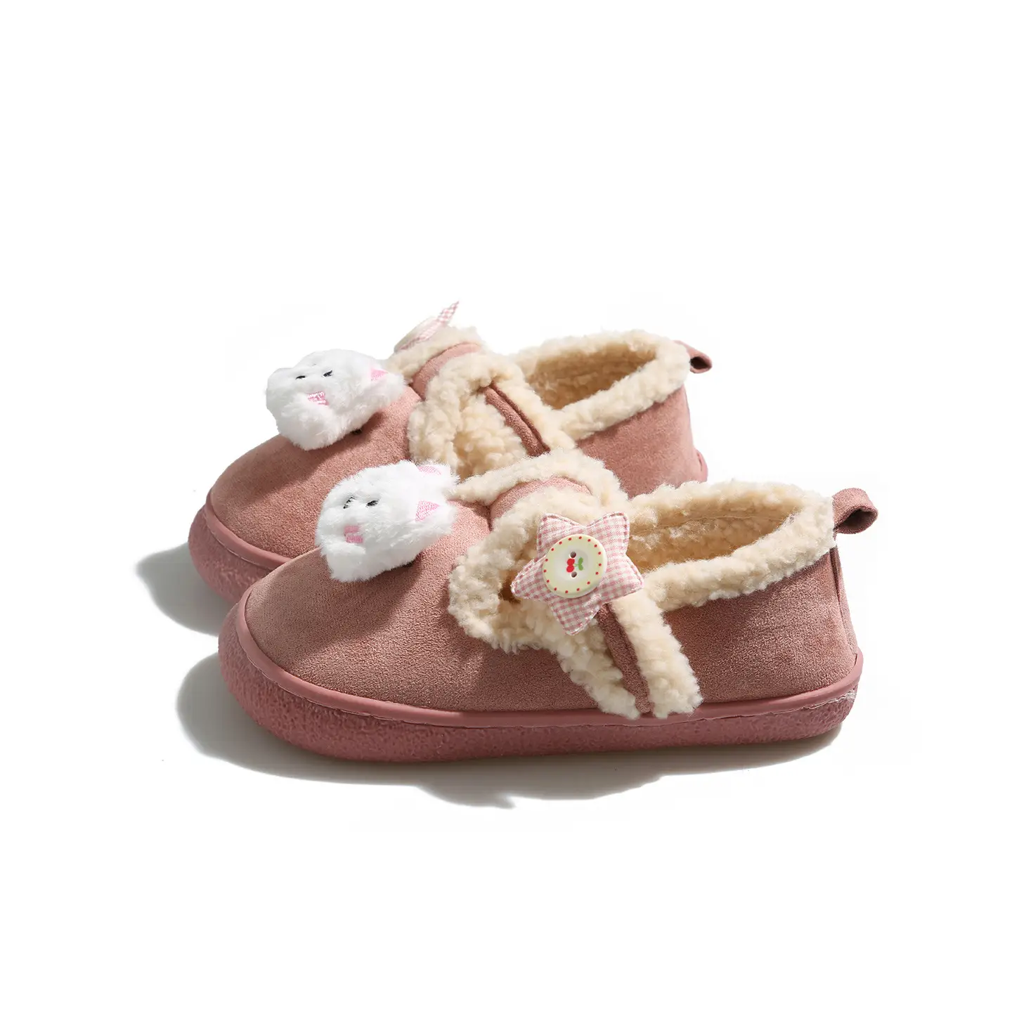 Autumn & Winter Star Heart Slip-On Shoes for Girls - Image 6