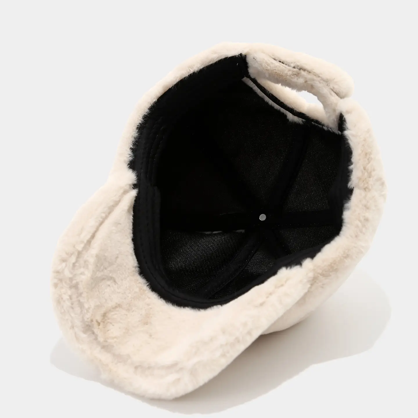 Women Wool Beige Winter Cap Warm Autumn - Image 10