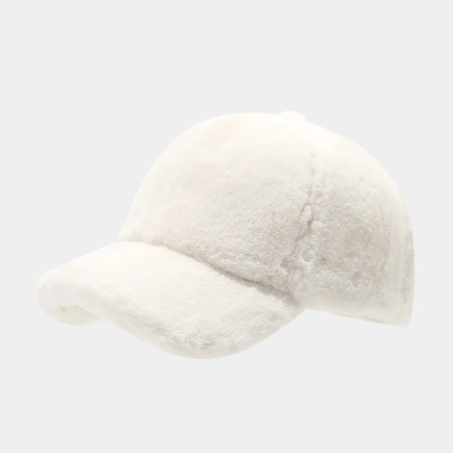 Women Wool Beige Winter Cap Warm Autumn - Image 2
