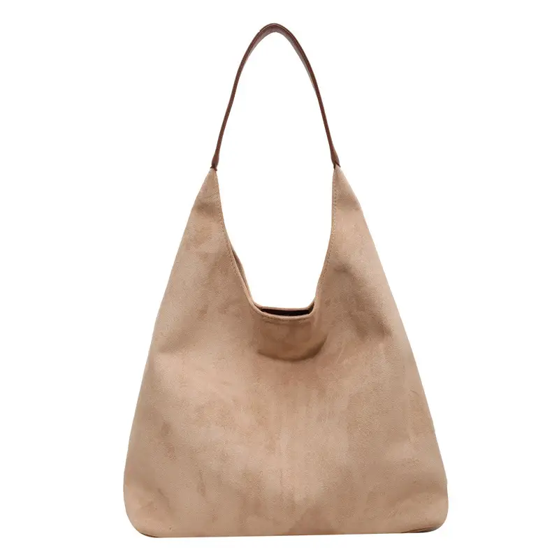 Cross-Border Retro Suede Shoulder Bag Large Capacity Women - Image 6