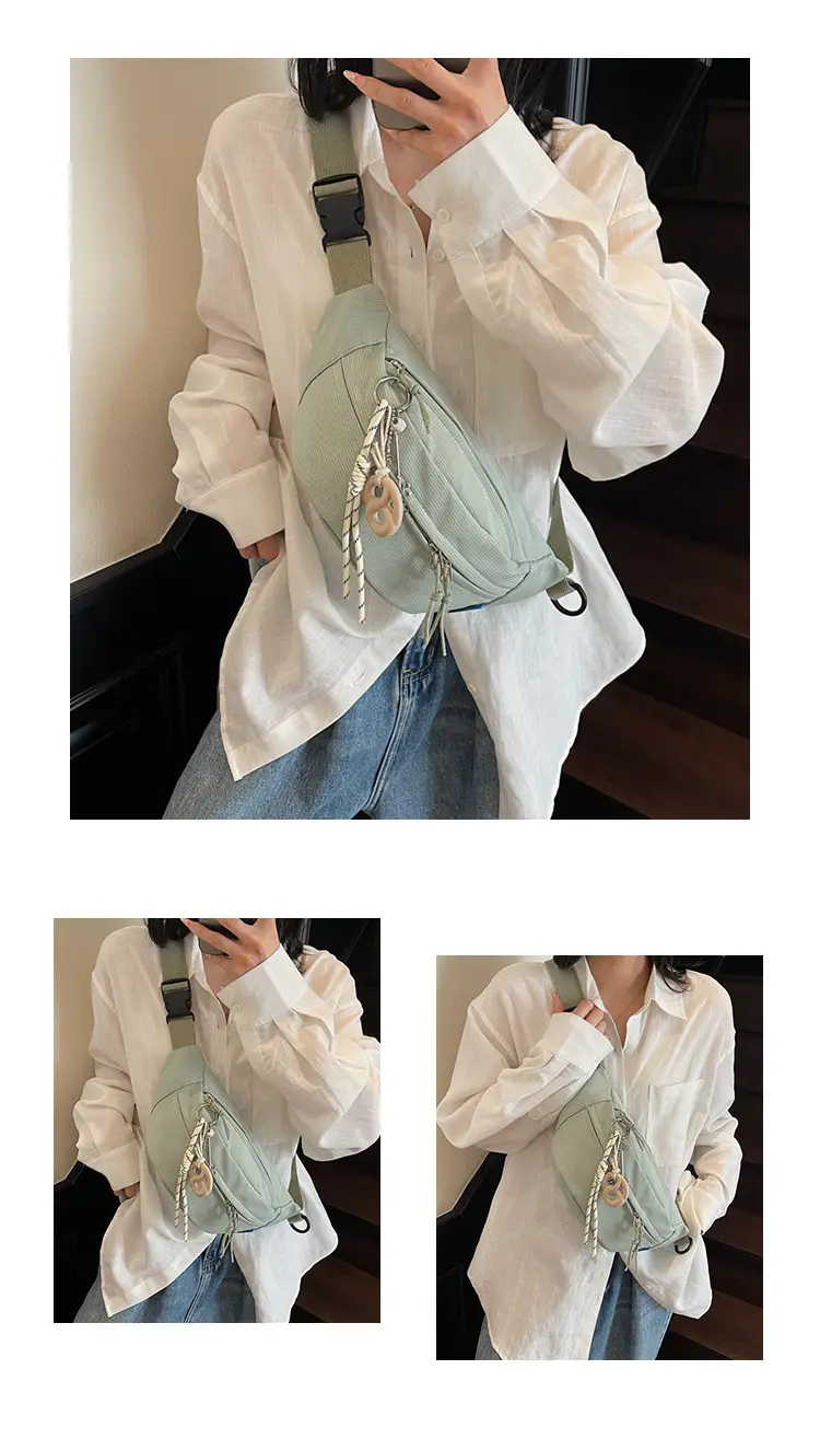 Black Canvas Crossbody Bag for Women 2026 — feature 11