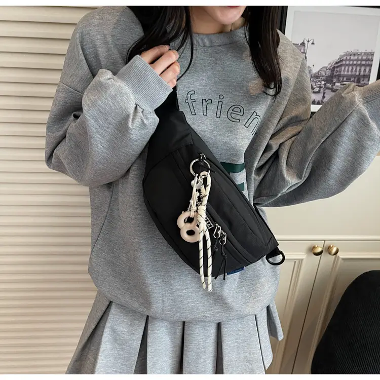 Black Canvas Crossbody Bag for Women 2026 — feature 20