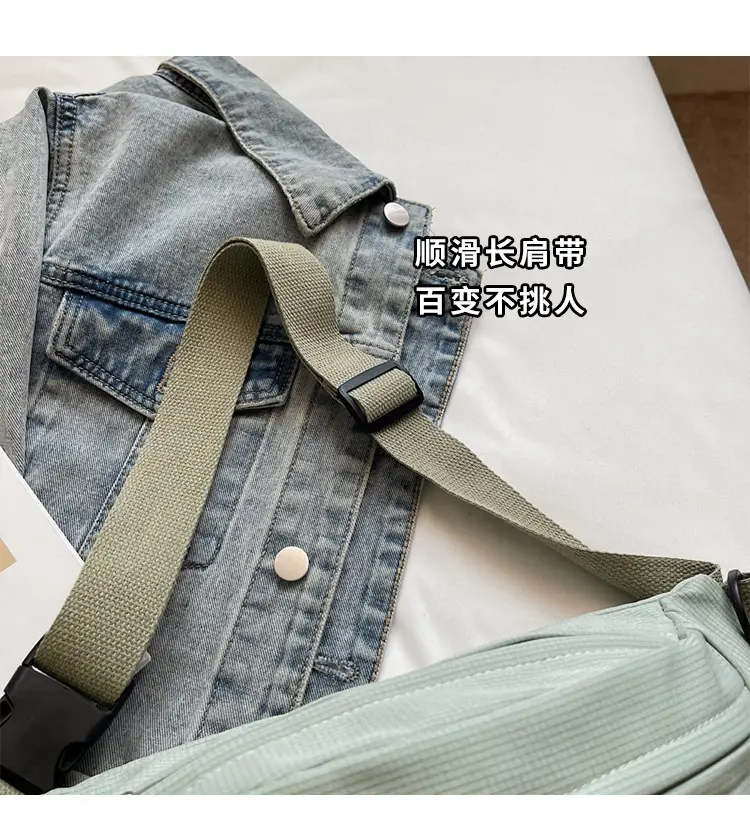 Black Canvas Crossbody Bag for Women 2026 — feature 3