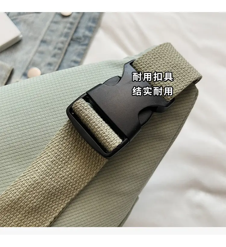 Black Canvas Crossbody Bag for Women 2026 — feature 4