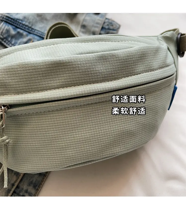 Black Canvas Crossbody Bag for Women 2026 — feature 6