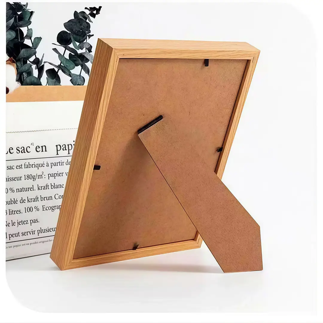 Wooden Hollow Three-Dimensional Photo Frame Simple Creative Desktop Photo Frame Stand 6-Inch 7inch 8inch Wall-Mounted Photo Frame — feature 6