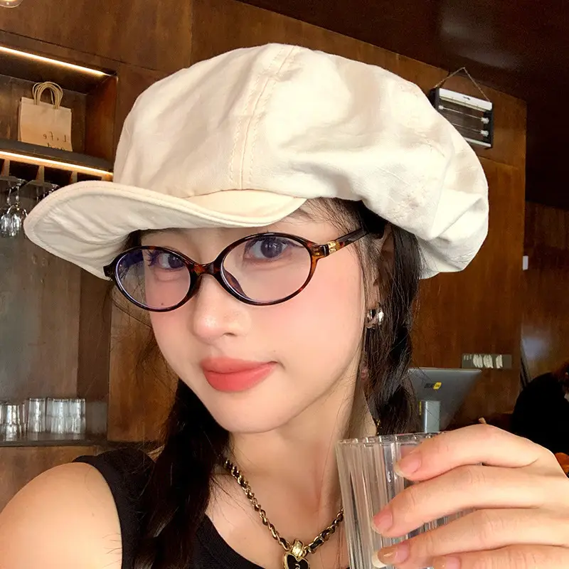 Vintage Japanese Style Striped Beret for Women — feature 17