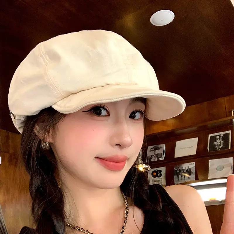 Vintage Japanese Style Striped Beret for Women — feature 18