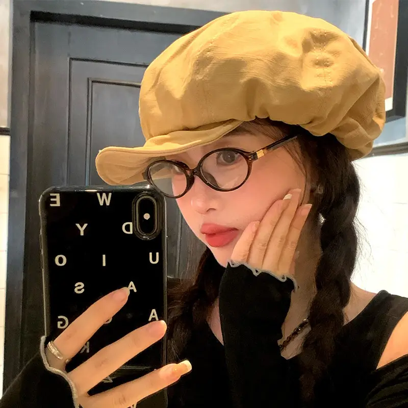 Vintage Japanese Style Striped Beret for Women — feature 20