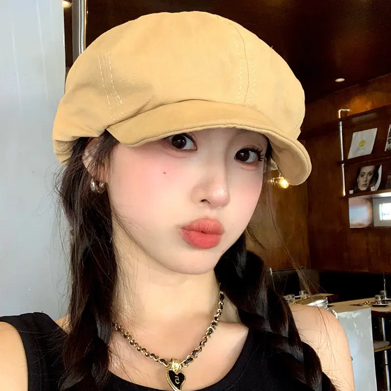 Vintage Japanese Style Striped Beret for Women — feature 22