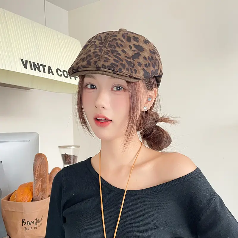 Vintage Japanese Style Striped Beret for Women — feature 27