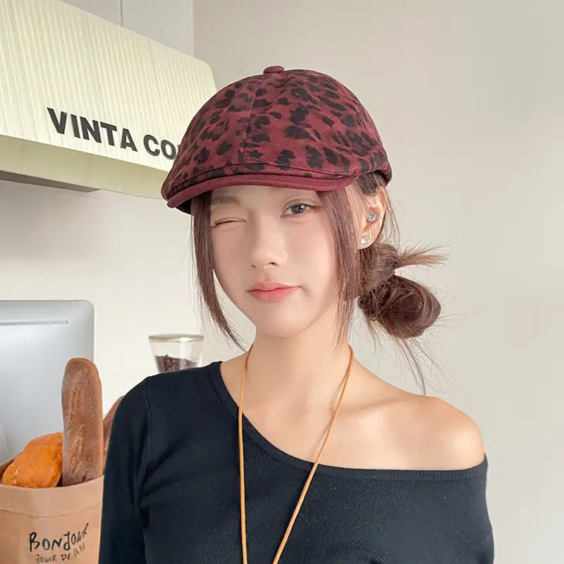 Vintage Japanese Style Striped Beret for Women — feature 28