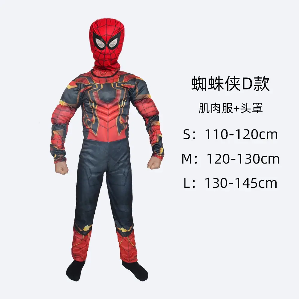 Halloween Cos Costume Kidsren's Captain America Iron Man Optimus Prime Hulk Clothes Performance Suit Wangnuo
