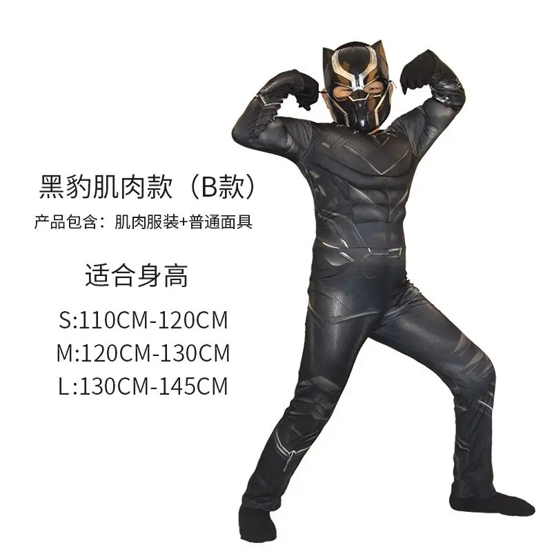 Halloween Cos Costume Kidsren's Captain America Iron Man Optimus Prime Hulk Clothes Performance Suit Wangnuo