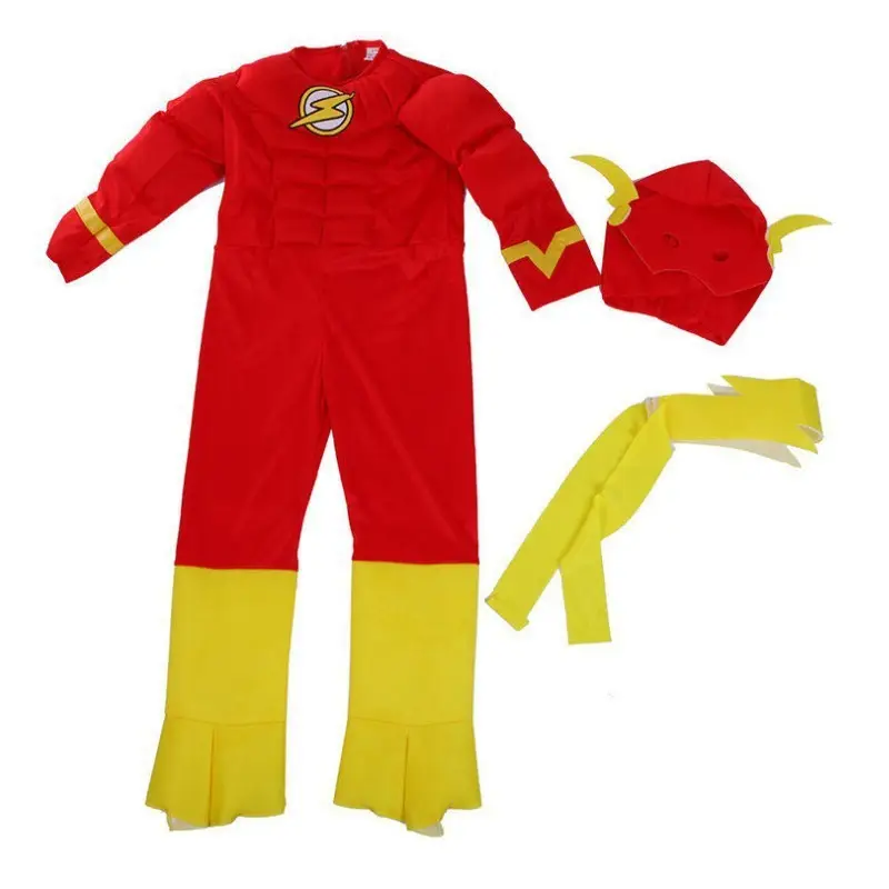 Halloween Cos Costume Kidsren's Captain America Iron Man Optimus Prime Hulk Clothes Performance Suit Wangnuo
