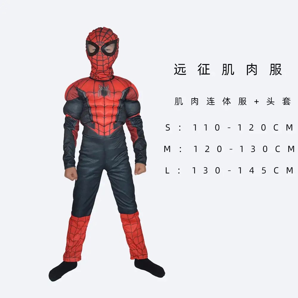 Halloween Cos Costume Kidsren's Captain America Iron Man Optimus Prime Hulk Clothes Performance Suit Wangnuo