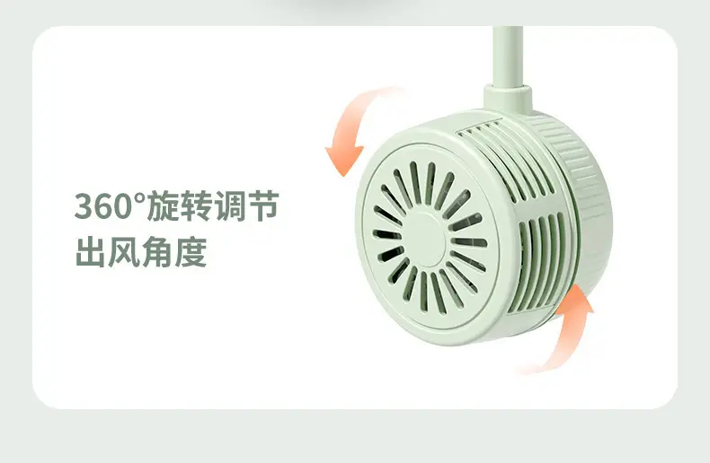 Hanging Neck Fan Bladeless Lazy USB Charging Turbine Neck Mini Small Fan Portable Small Fan Silent — feature 11
