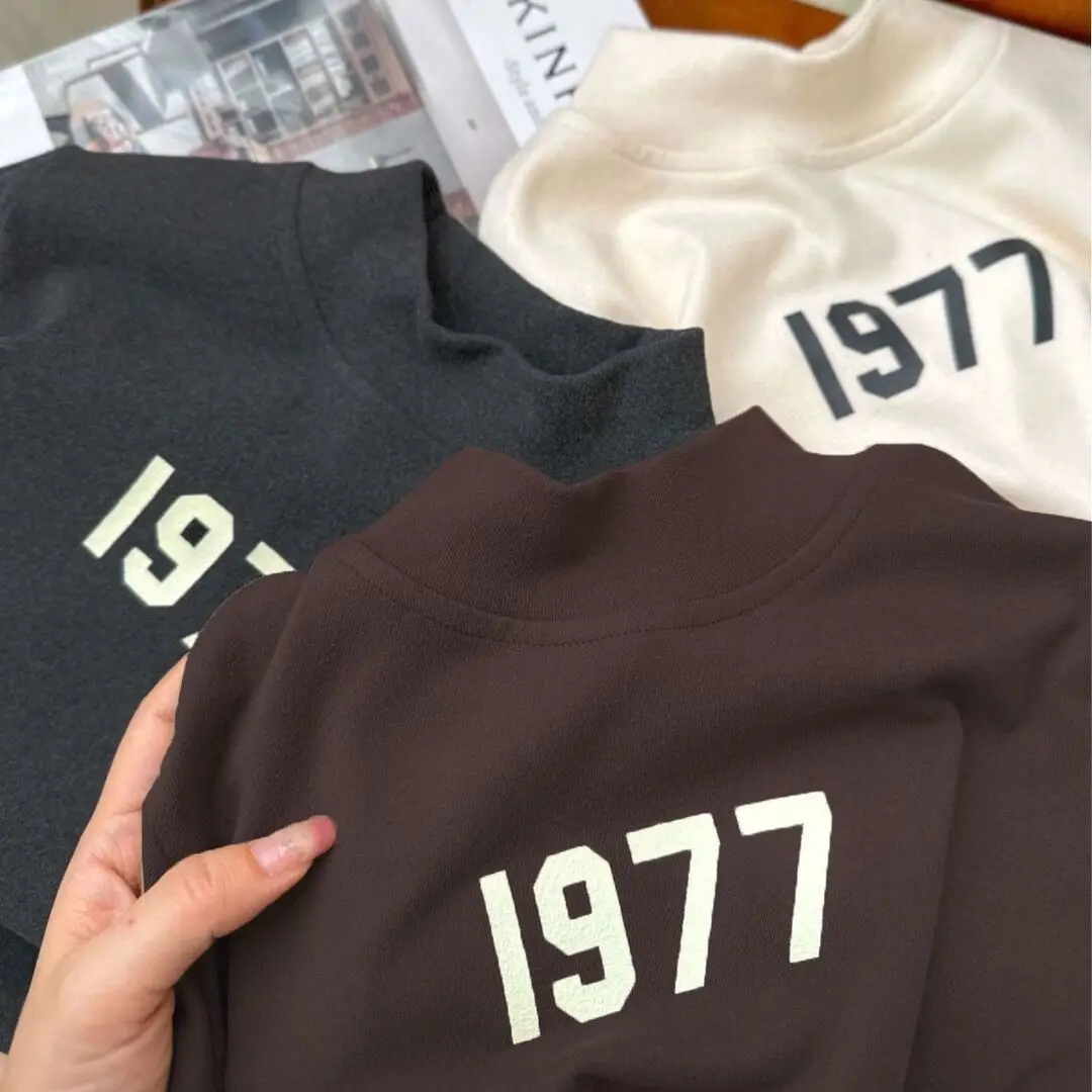 Boys 1977 Printed Long Sleeve Thermal Shirt Cream — feature 1