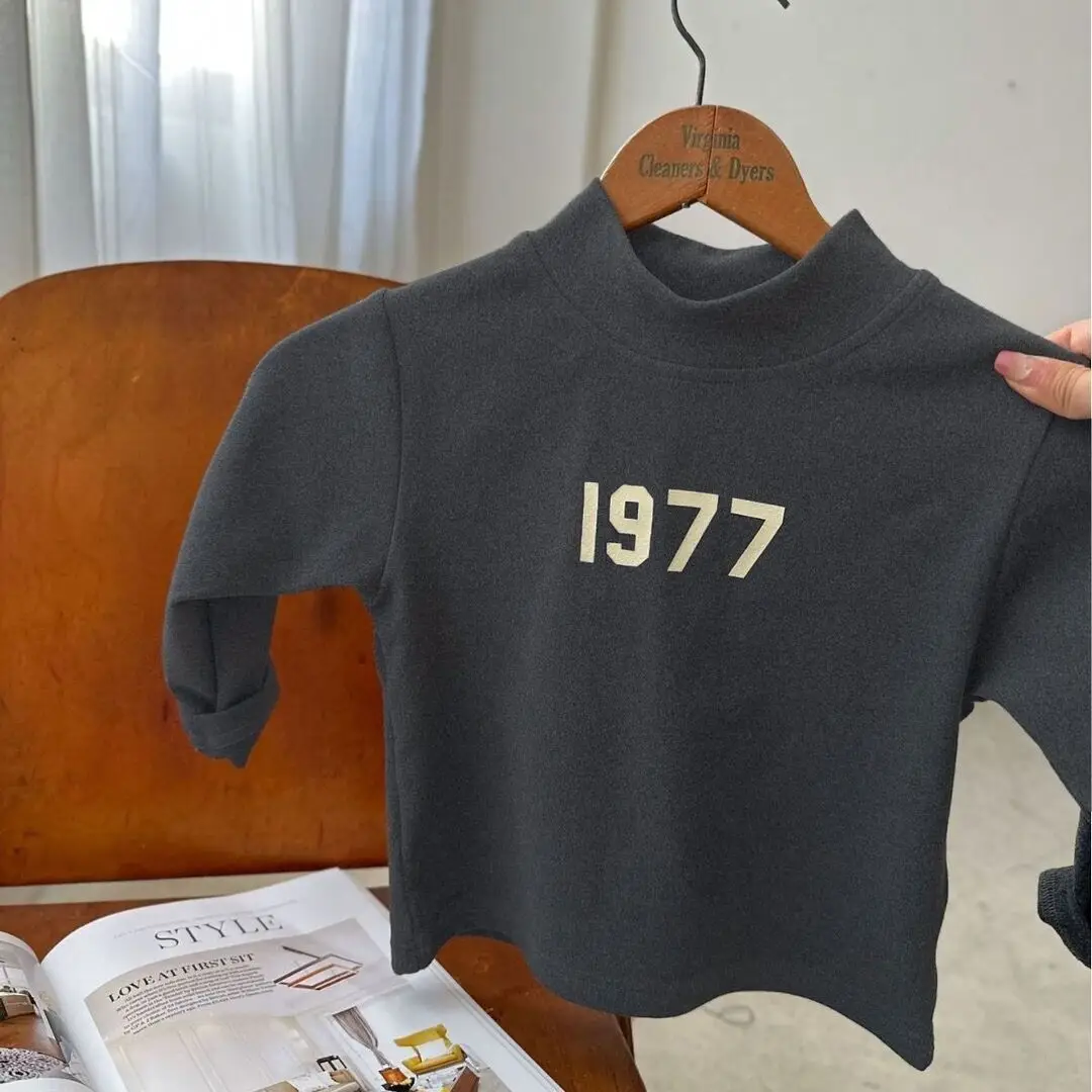Boys 1977 Printed Long Sleeve Thermal Shirt Cream — feature 7