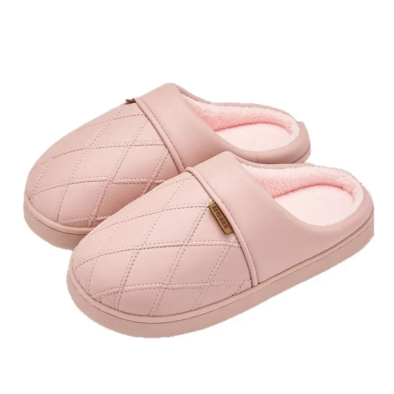 Waterproof Cotton Slippers for Women Autumn Winter Warm Non-Slip - Image 7