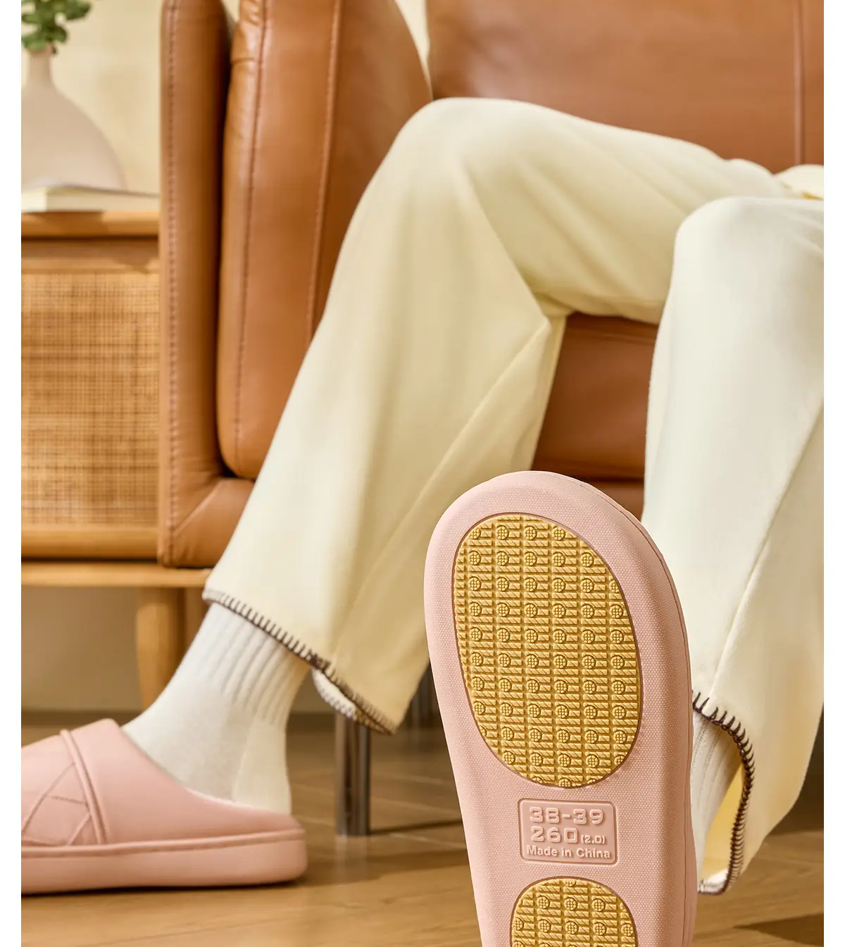 Waterproof Cotton Slippers for Women Autumn Winter Warm Non-Slip — feature 14